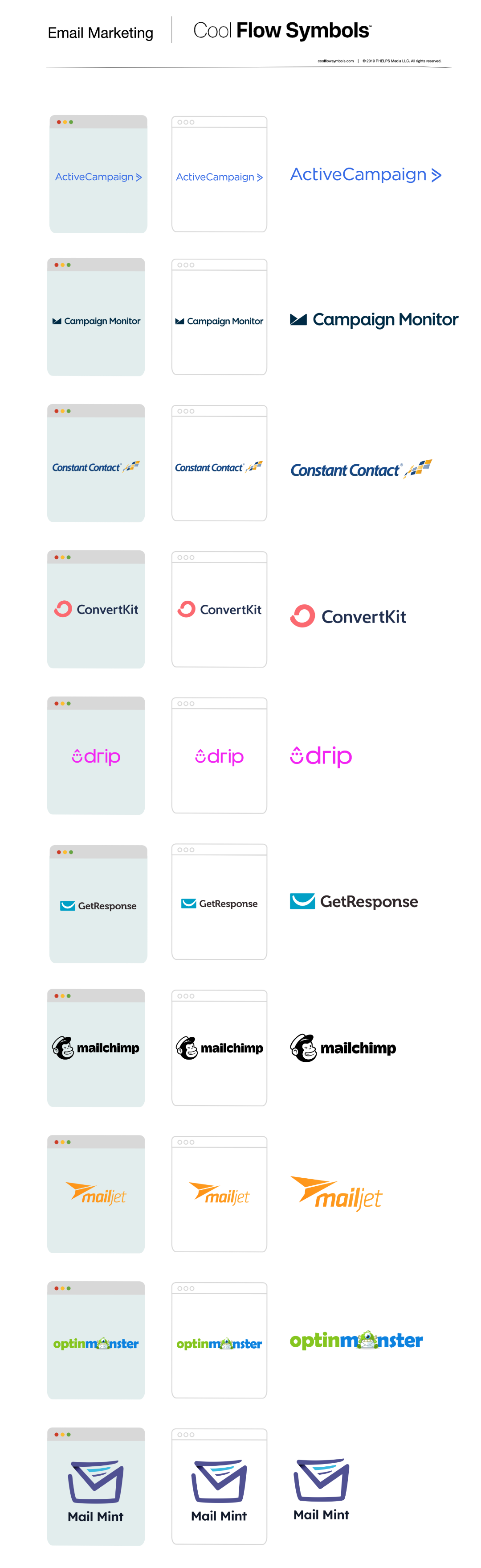 Email Marketing | Cool Flow Symbols